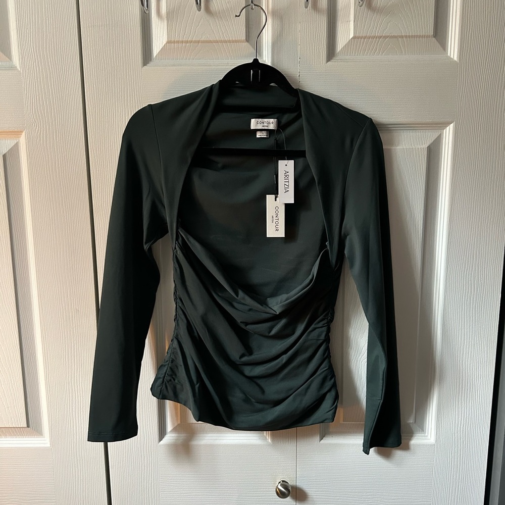 Aritzia Contour Flourish Long Sleeve Top